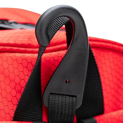 Red Pickleball Backpack with Cooler, Paddle Compartment & Pockets