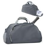 Maymooner Pickleball Bag with Shoes Compartment & Wet Pocket for Men Women,Water Resistant Sport Gym Bag Small Travel Duffel Weekender Overnight Bags,Dark Grey