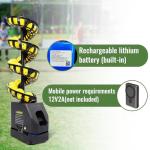 Magam Pickleball Machine, Remote Control Pickleball Launcher Machine, Speed is 2s, 3s and 4s,Three Power Modes - Mobile Power/Battery/Ac Power, Pickleball Thrower Can Shake Its Head Through The Base