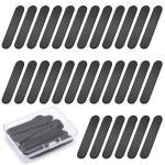 DSCMLIS 30PCS Black Lead Tapes, 3g High Adhesive Lead Tape for Pickleballs,Tennis, Golf Clubs, Adjust The Paddle Weighted Lead Tape and Add Swing Weight