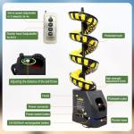 Magam Pickleball Machine, Remote Control Pickleball Launcher Machine, Speed is 2s, 3s and 4s,Three Power Modes - Mobile Power/Battery/Ac Power, Pickleball Thrower Can Shake Its Head Through The Base
