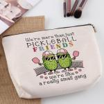 SYIJIMSJKT Pickleball Gifts for Women Makeup Bag Pickleball Accessories Travel Toiletry Zipper Pouch Unique Birthday Christmas Gifts for Pickleballsl Lovers Sister Friends