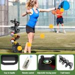 Magam Pickleball Machine, Remote Control Pickleball Launcher Machine, Speed is 2s, 3s and 4s,Three Power Modes - Mobile Power/Battery/Ac Power, Pickleball Thrower Can Shake Its Head Through The Base