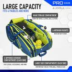 JOOLA Tour Elite Pro Pickleball Bag – Backpack & Duffle Bag for Paddles & Pickleball Accessories – Thermal Insulated Pockets Hold 4+ Paddles - Includes Fence Hook