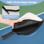 Pickleball Paddle Bag for Women – Lightweight Pickleball Sling Bag with Zipper Pocket & Hanging Hook – Stylish Quilted Crossbody Tote – Fits All Paddles – Ideal Pickleball Gifts for Women