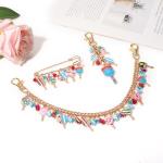 PHALIN 3PCS Pickleball Bag Charms for Women Pickleball Keychains Brooch Pins Purse Chain Accessories Game Day Sports Outfits Party Favors Gifts