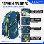 JOOLA Tour Elite Pro Pickleball Bag – Backpack & Duffle Bag for Paddles & Pickleball Accessories – Thermal Insulated Pockets Hold 4+ Paddles - Includes Fence Hook