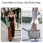 Lightweight Tennis Pickleball Bag for Women - Large Capacity Tennis Bag with Shoe Compartment, Holds 2-4 Rackets & 15.6" Laptop & Wet Pocket, Ideal for Casual Sports, Daily Commuting, and Short Trips