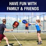 Zgelix Pickleball Paddles Set - Lightweight Fiberglass Paddles (7.88 Oz) with Sweat-Absorbing Anti-Slip Grip - Complete Set with Balls, Cooling Towels, Grip Tape, Ball Retrievers & Durable Carry Bag