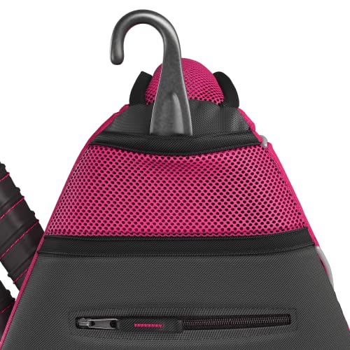 Athletico Sling Bag for Pickleball and Travel (Pink)