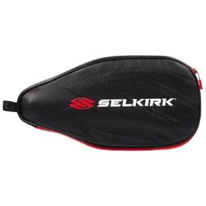 Selkirk Sport Premium Pickleball Paddle Cover (Black/Red) | Durable Leather Pickleball Covers for Paddles | Premium Accessories and Equipment