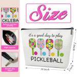 ELSGFHSU Pickleball Gifts for Women Makeup Bag - Pickleball Gifts Cosmetic Bags Accessories for Women