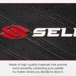 Selkirk Sport Premium Pickleball Paddle Cover (Black/Red) | Durable Leather Pickleball Covers for Paddles | Premium Accessories and Equipment