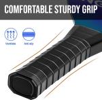 Premium Durable Wood Pickleball Paddles Set of 4, Pickleball Set for Adults, Men & Women with 4 Pickleball Racket, 4 Outdoor & Indoor Pickleballs, 4 Cooling Towels with Pickleball Carry Bag (Wood)