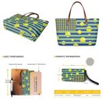 Lotusorchid Satchel Purses for Women, Pickleball American Flag Women Handbags Top Handle Satchel Purse Gift for Mom Wife Girlfriend, Neoprene Handbag with Matching Wallet Easy to Carry