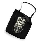 Cool Pickleball Christian Men Women Play Pray Hard Gym Tote Bag