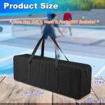 Easecos Pickleball Net Set Carry Bag Portable Pickle Ball Equipment Storage Bag Foldable Badminton Net System Replacement Bag Heavy Duty Zipper Duffle Bag for Indoor Outdoor Driveway Backyard, NO Net