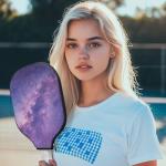 Entornuest Starry Night Women Men's Pickleball Paddle Cover Personalized Paddle Case Ladies Women Designer Fashion Pickleball Racket Protection Paddle Storage Bag for Women Men