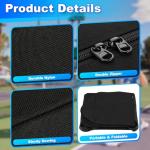 Easecos Pickleball Net Set Carry Bag Portable Pickle Ball Equipment Storage Bag Foldable Badminton Net System Replacement Bag Heavy Duty Zipper Duffle Bag for Indoor Outdoor Driveway Backyard, NO Net