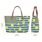 Lotusorchid Satchel Purses for Women, Pickleball American Flag Women Handbags Top Handle Satchel Purse Gift for Mom Wife Girlfriend, Neoprene Handbag with Matching Wallet Easy to Carry