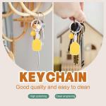 Pickleball Valentines Day Gifts for Him Her Boyfriend Yellow Pickleball Keychain for Handbag Backpack Charm Accessories for Women Girls Pickle Ball Birthday Gifts for Best Friend Sports Gift Ideas