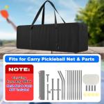 Easecos Pickleball Net Set Carry Bag Portable Pickle Ball Equipment Storage Bag Foldable Badminton Net System Replacement Bag Heavy Duty Zipper Duffle Bag for Indoor Outdoor Driveway Backyard, NO Net