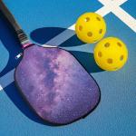 Entornuest Starry Night Women Men's Pickleball Paddle Cover Personalized Paddle Case Ladies Women Designer Fashion Pickleball Racket Protection Paddle Storage Bag for Women Men