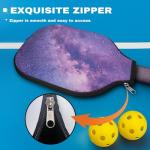 Entornuest Starry Night Women Men's Pickleball Paddle Cover Personalized Paddle Case Ladies Women Designer Fashion Pickleball Racket Protection Paddle Storage Bag for Women Men