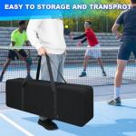 Easecos Pickleball Net Set Carry Bag Portable Pickle Ball Equipment Storage Bag Foldable Badminton Net System Replacement Bag Heavy Duty Zipper Duffle Bag for Indoor Outdoor Driveway Backyard, NO Net