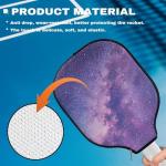 Entornuest Starry Night Women Men's Pickleball Paddle Cover Personalized Paddle Case Ladies Women Designer Fashion Pickleball Racket Protection Paddle Storage Bag for Women Men