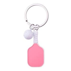Pink Pickleball Keychain Charm for Bag Car Keys Accessories for Women Pickleball Christmas Gifts for Friend Daughter Pickle Ball Lovers Birthday Gift for Granddaughter Pickleball Lovers Gift Ideas