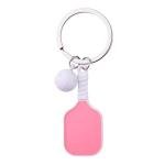 Pink Pickleball Keychain Charm for Bag Car Keys Accessories for Women Pickleball Christmas Gifts for Friend Daughter Pickle Ball Lovers Birthday Gift for Granddaughter Pickleball Lovers Gift Ideas