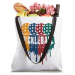 Cool Pickleball Partners Retro Matching Team Player Athletic Tote Bag