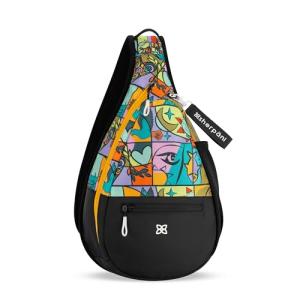 Sherpani Esprit, Sling Backpack, 10L Travel Bag, Women Shoulder Sling Purse, Crossbody Backpack, Travel Gifts, Pickleball Bag, RFID Protection, Fits 10 Inch Tablet (Cloud9)