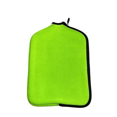 aoozleny Pickleball Paddle Covers, Neoprene Paddle Cover Pickleball Racket Sleeve Paddle Storage Bag (GREEN)
