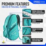 JOOLA Tour Elite Pro Pickleball Bag – Backpack & Duffle Bag for Paddles & Pickleball Accessories – Thermal Insulated Pockets Hold 4+ Paddles - Includes Fence Hook