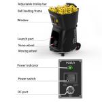 PUSUN PP-SMARTPro Pickleball Machine - Professional Auto Ball Server with APP Control, 20 Landing Points & Dink Training, Smart Pickleball Launcher with Multi-Angle System (4-6H Runtime) (Black)