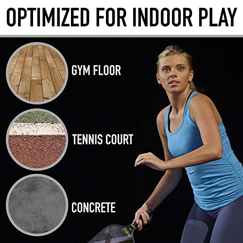 Franklin Sports Indoor Court Pickleball Balls - USA Pickleball Approved - 12 Pack Blue
