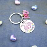 Lelekdo Pickleball Accessories Keychain Pickleball Gifts for Women Pickle Ball Keychain for Friends Teen Girls Pickleballs Bags Charms