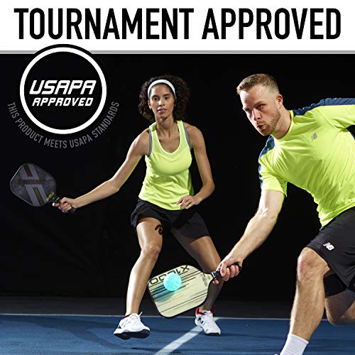 Franklin Sports Indoor Court Pickleball Balls - USA Pickleball Approved - 12 Pack Blue