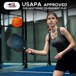 EcoNour Pickleball Paddles Set of 2/4 | USAPA Approved Fiberglass Surface Pickleball Set with 4 Pickleballs | 2 Cooling Towels and Pickleball Racket Storage Bag