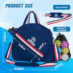 VALUEQLO Tennis Bag for Women with Shoe Compartment & Dry Wet Pocket, Gym Tote Bag Holds 2-3 Pickleball Paddles, Water Resistant Adjustable Strap Sports Bag Duffle Bag for Tennis, Pickleball, Travel