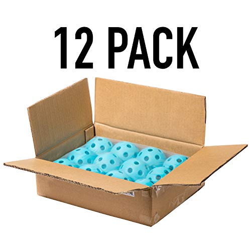 Franklin Sports Indoor Court Pickleball Balls - USA Pickleball Approved - 12 Pack Blue