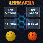 EcoNour Pickleball Paddles Set of 2/4 | USAPA Approved Fiberglass Surface Pickleball Set with 4 Pickleballs | 2 Cooling Towels and Pickleball Racket Storage Bag