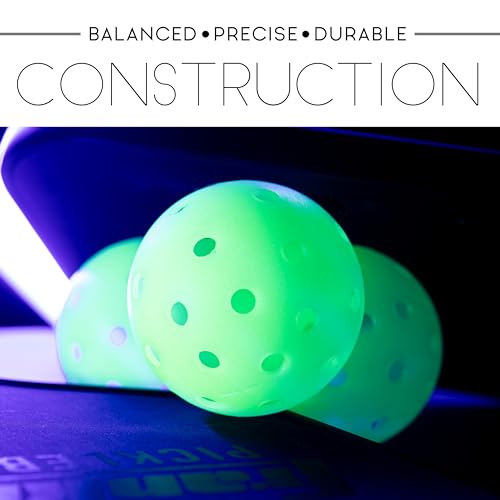 Franklin Sports 3-Pack Glow in the Dark Pickleballs