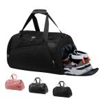 HUA ANGEL Waterproof Gym Duffel Bag for Men Women with Shoe Compartment for Travel Fitness Workout Football Pickleball Tenis