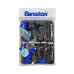 Senston New Rackets Grip Anti Slip Perforated Super Absorbent Tennis Overgrip Badminton Overgrip Pickleball Overgrip 5 Pack Black