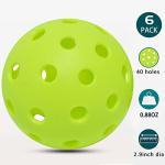 Hoverphenix Pickleball Set with Net for Driveway, Portable Regulation Size Pickleball Net System with 4 Fiberglass Paddles Set, 6 Outdoor Pickleballs, Carry Bag