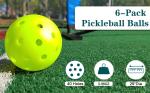 Hoverphenix Pickleball Set with Net for Driveway, Portable Regulation Size Pickleball Net System with 4 Fiberglass Paddles Set, 6 Outdoor Pickleballs, Carry Bag