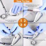 Yeshom Lead Tape Golf, 2 Grams Per Inch Weighted Lead Tape, Add Swing Weight Self Adhesive Tape for Golf Clubs Pickleball Paddle Tennis Racket Fishing，1/2" x 60"/100"